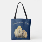 Capybara mama draagtas (Achterkant)