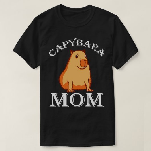 Capybara mama t-shirt (Design voorkant)