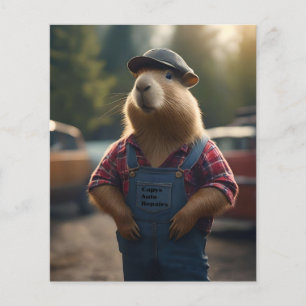 "Capybara Mechanic: Smeer, Versnellingen en Goede Flyer