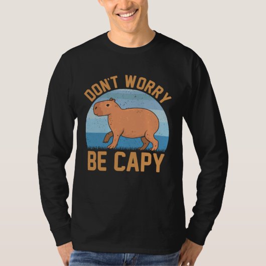 Capybara meme Be Capy T-shirt (Voorkant)