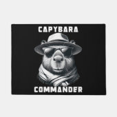 Capybara Met Zonnebril Capy Commandant Deurmat (Voorkant)