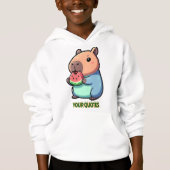 Capybara Mignon Mangeant de la Pastèque (Devant)