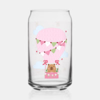 Capybara Mignon Montgolfière Rose