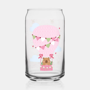 Capybara Mignon Montgolfière Rose 
