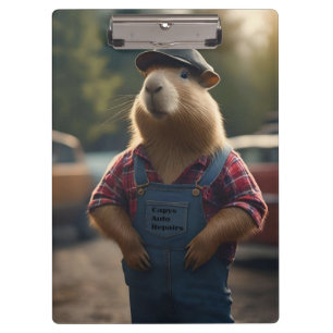"Capybara Monteur: Smeer, Versnellingen, en Goede  Klembord