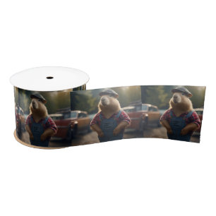 Capybara-monteur: vet, tandwielen en goede vibes lint