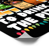 Capybara Most Likely To Drink All The Torro Funny Poster (Hoek)