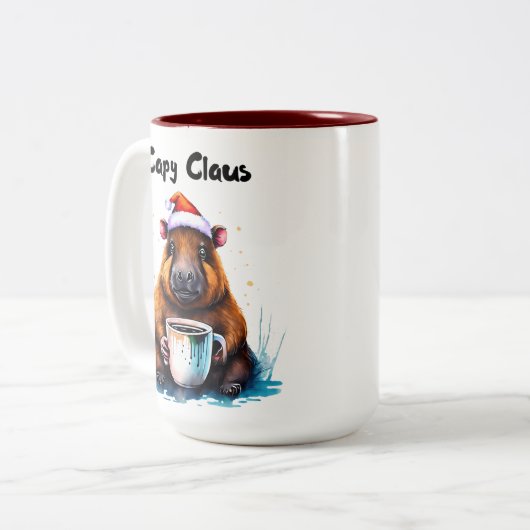 Capybara Mug, Capybara Cup, Adorable Mug (Devant gauche)
