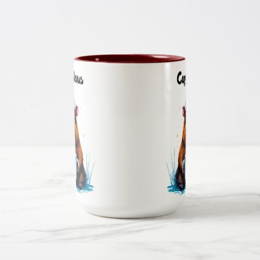 Capybara Mug, Capybara Cup, Adorable Mug (Centre)