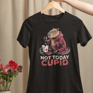 Capybara Niet Vandaag Cupido Grappige Anti Valenti T-shirt