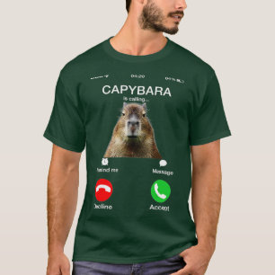 Capybara noemt het Funny Capibara Dierenvriend T-shirt