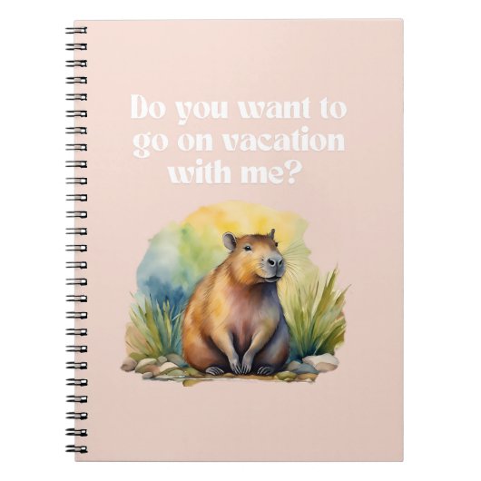 CAPYBARA NOTEBOOK-3 NOTITIEBOEK (Voorkant)
