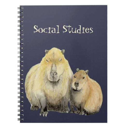 Capybara Notitieboek (Voorkant)