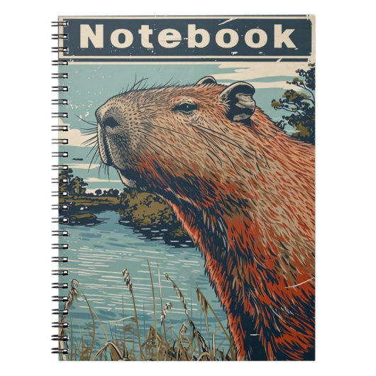 Capybara notitieboek (Voorkant)