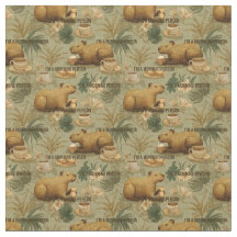 Capybara Ochtendkoffie Ontbijt Botanische Kunst