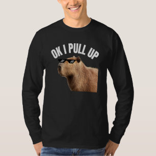 Capybara OK Ik Kom Rodget Dier Respect Grapp T-shirt
