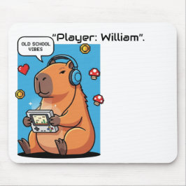 Capybara Old School Gamer Mousepad Muismat