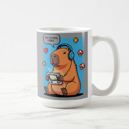 Capybara Old School Gamer Water Bottle Koffiemok