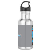 Capybara Old School Gamer Water Bottle Waterfles (Voorkant)