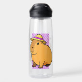 Capybara Ontspanmodus Waterfles (Achterkant)