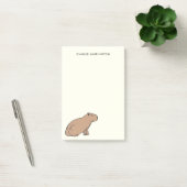 Capybara Original Art Cute Hand-Drawn Animal Post-it® Notes (Kantoor)