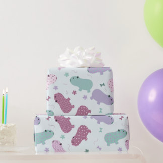 Capybara patroon cadeaupapier