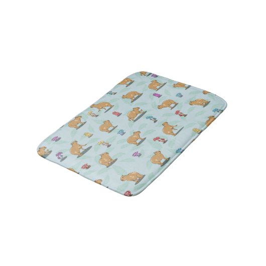 Capybara Pattern Badmat (Gekanteld)