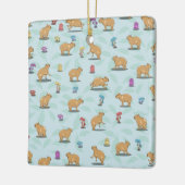 Capybara Pattern Keramisch Ornament (Links)