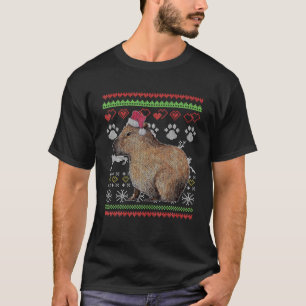 Capybara Père Noël-Claus Ugly Christmas Sweat Holi