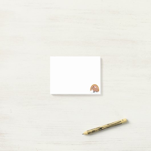 Capybara Pet Animal Post-it® Notes (Op bureau)