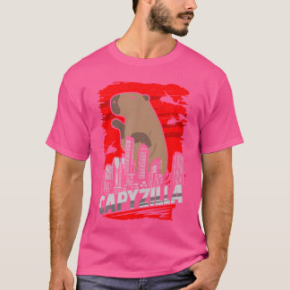 Capybara Pet Knaagdier Capyzilla T-shirt