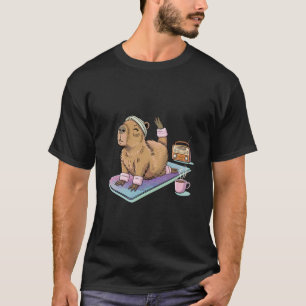 Capybara Pilates Yoga Houding Workout T-shirt