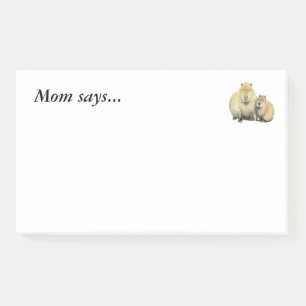 Capybara Post-it® Notes