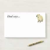 Capybara Post-it® Notes (Op bureau)