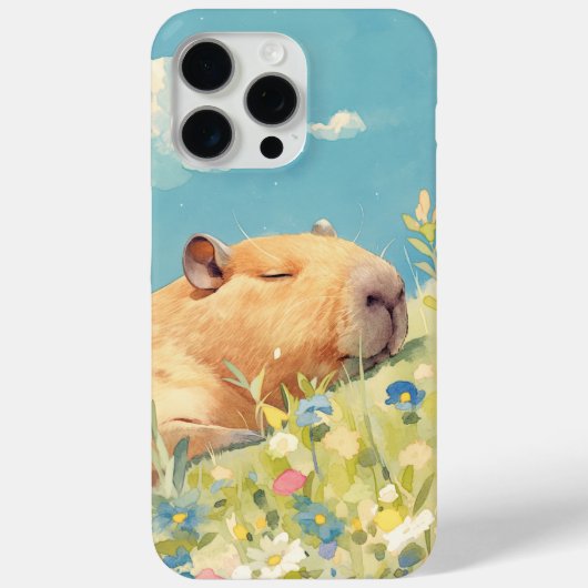 Capybara Power Nap Case-Mate iPhone Case (Achterkant)