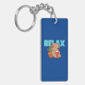 Capybara Reader Sleutelhanger (Voorkant Links)