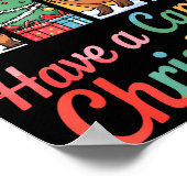 Capybara Reindeer Xmas Have A Capy Christmas Poster (Hoek)