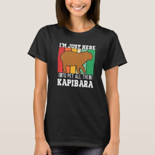 Capybara Reusachtig Knaagdier Voor kapibara 21 T-shirt