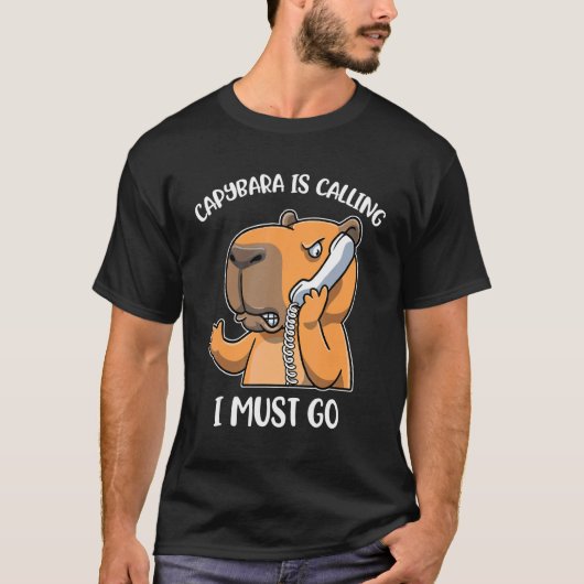 Capybara Roept T-shirt (Voorkant)