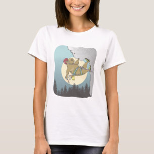 Capybara rotsklimmen t-shirt