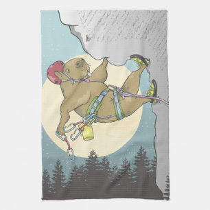 Capybara rotsklimmen theedoek