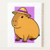 Capybara Rust Modus Planner (Achterkant)