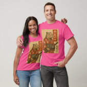 Capybara Samurai retro T-shirt (Unisex)