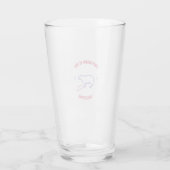 Capybara schattige echtgenote van een leuk echtpaa glas (Achterkant)
