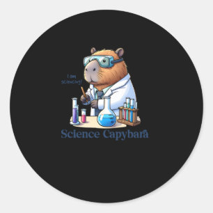Capybara Scientist I'm Doing Science ! Autocollant