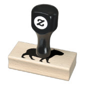 Capybara Silhouette Rubberstempel (Stempel)