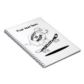 Capybara Skateboard Ollie Notitieboek (Rechterzijde)