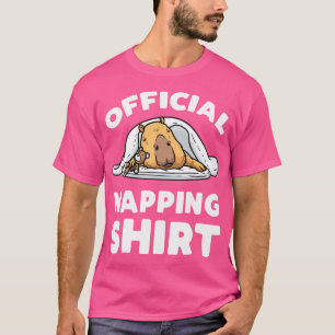 Capybara slaappend dutje reus Cavy knaagdier Capyb T-shirt