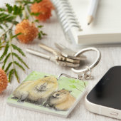 Capybara Sleutelhanger (Voorkant Rechts)