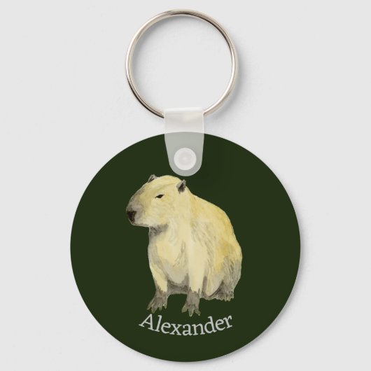 Capybara Sleutelhanger (Voorkant)